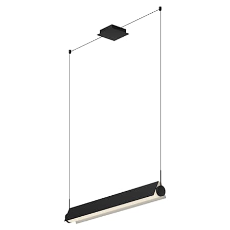 Kuzco Lighting Phoenix 36" Wide LED Suspension Linear Pendant Black / White