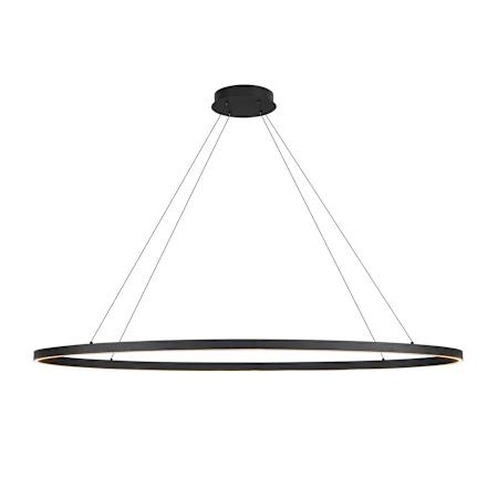 Kuzco Lighting Ovale 54" Wide Pendant Black