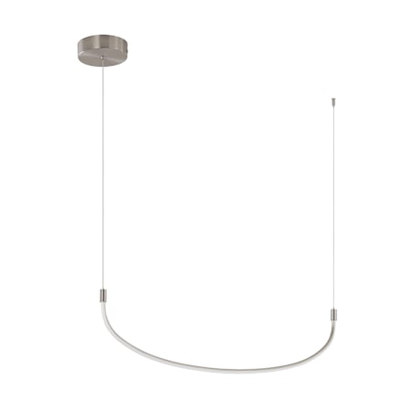Kuzco Lighting Talis 37" Wide LED Linear Chandelier Brushed Nickel