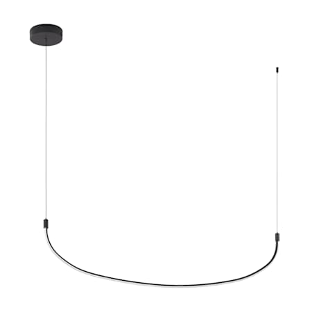 Kuzco Lighting Talis 48" Wide LED Suspension Linear Pendant Black