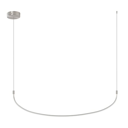 Kuzco Lighting Talis 47" Wide LED Linear Chandelier Brushed Nickel