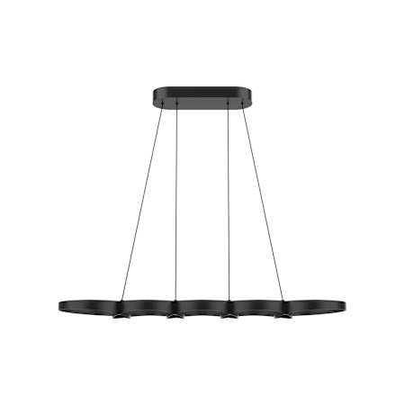Kuzco Lighting Maestro 38" Wide LED Suspension Linear Pendant Black