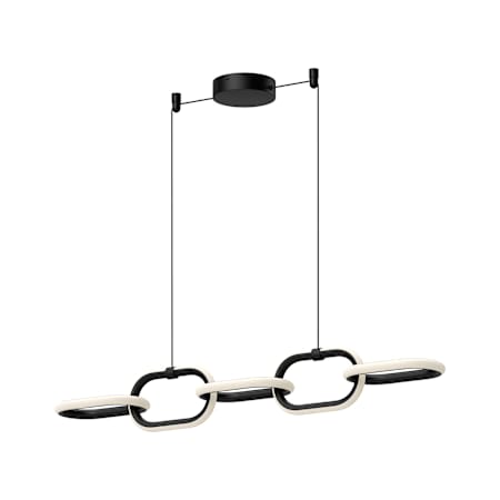 Kuzco Lighting Airen 37" Wide LED Suspension Linear Pendant Black