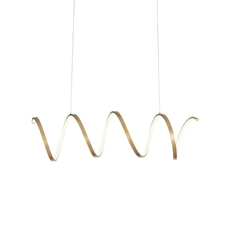 Kuzco Lighting Synergy 42" Wide LED Abstract Chandelier Antique Brass