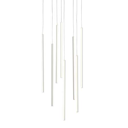Kuzco Lighting Chute 19" Wide LED Multi Light Pendant White