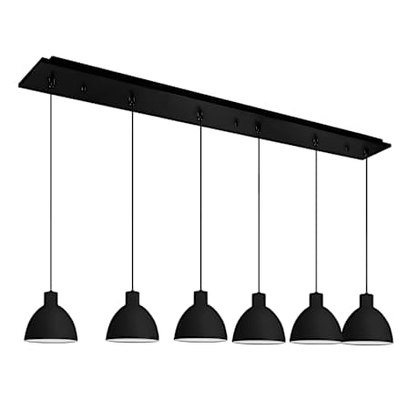 Kuzco Lighting Chroma 42" Wide Linear Chandelier Black