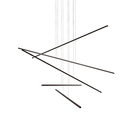 Kuzco Lighting Vega Minor 46" Wide LED Suspension Multi Light Pendant Black