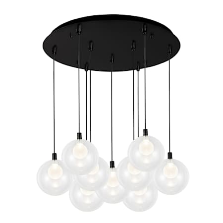 Kuzco Lighting Bolla 20" Wide Globe Chandelier Black