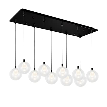 Kuzco Lighting Bolla 29" Wide Globe Chandelier Black