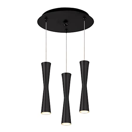 Kuzco Lighting Robson 11" Wide Lantern Chandelier Black