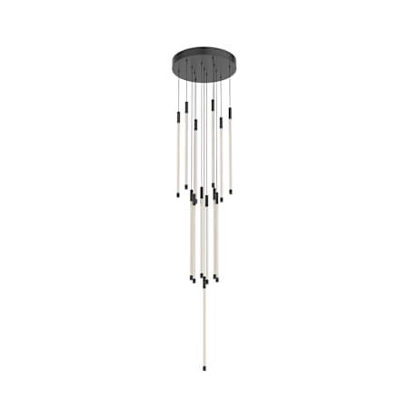 Kuzco Lighting Motif 13" Wide LED Suspension Multi Light Pendant - 120-277V Black