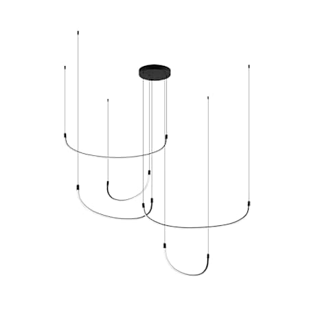 Kuzco Lighting Talis 71" Wide LED Suspension Linear Pendant Black