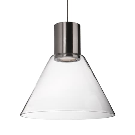 Kuzco Lighting Vanier 12" Wide LED Pendant Brushed Nickel