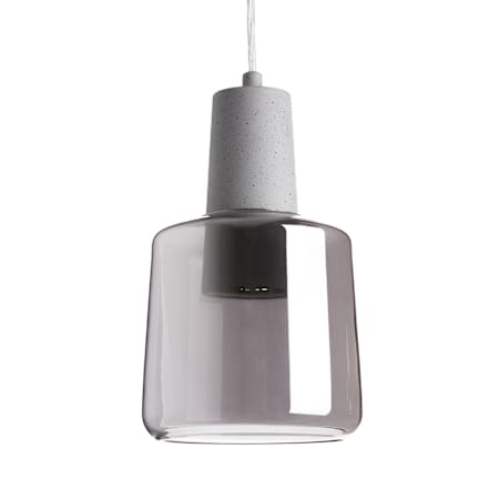 Kuzco Lighting Samson 6" Wide LED Mini Pendant Gray / Smoke