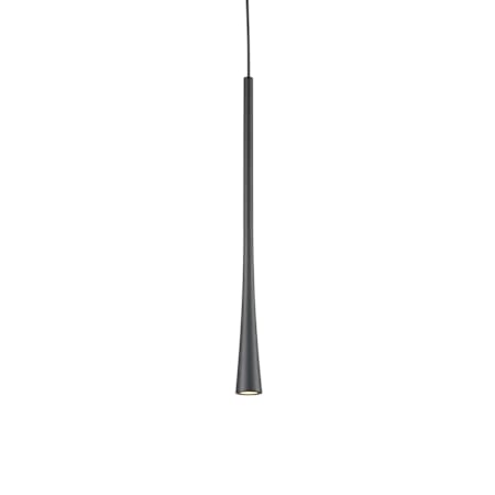 Kuzco Lighting Taper 15-3/4" Tall LED Mini Pendant Black