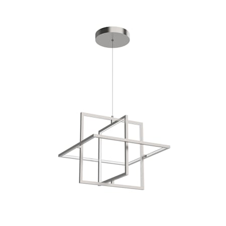 Kuzco Lighting Mondrian 20" Wide LED Multi Light Pendant Brushed Nickel