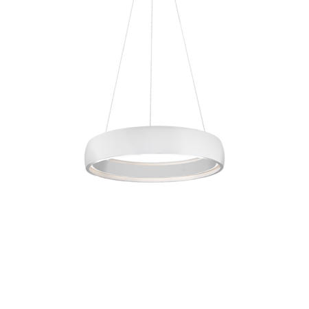 Kuzco Lighting Halo 24" Wide LED Ring Chandelier White