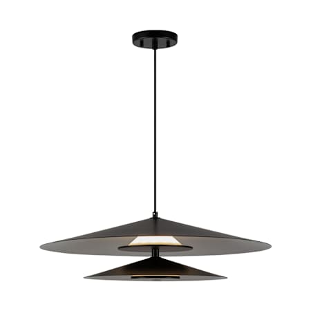 Kuzco Lighting Cruz 24" Wide LED Pendant Black / White