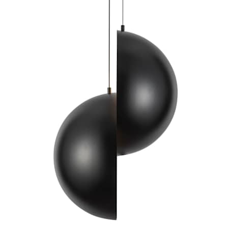 Kuzco Lighting Void 16" Wide LED Abstract Multi Light Pendant Black