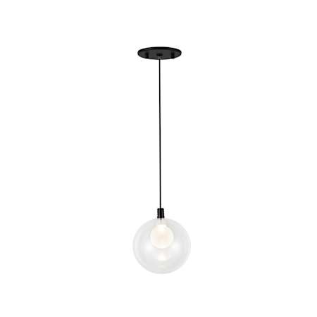 Kuzco Lighting Bolla 6" Wide LED Mini Pendant Black