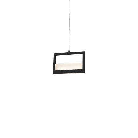 Kuzco Lighting Ratio 5-1/8" Tall LED Abstract Mini Pendant Black