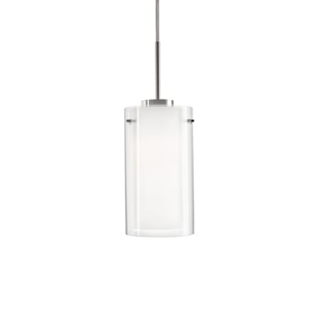 Kuzco Lighting Verona 7-1/8" Tall LED Mini Pendant Brushed Nickel