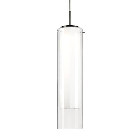Kuzco Lighting Verona 19" Tall LED Mini Pendant Brushed Nickel