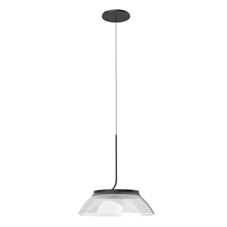 Kuzco Lighting Magellan 12" Wide LED Pendant Black / Light Guide