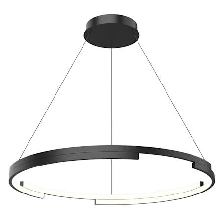 Kuzco Lighting Anello Minor 32" Wide LED Suspension Pendant Black