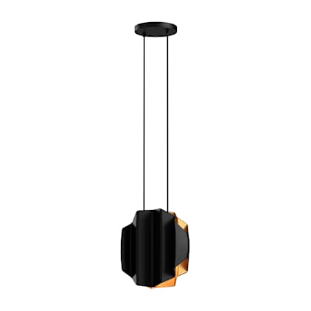 Kuzco Lighting Akira 2 Light 6" Wide Pendant Black / Gold