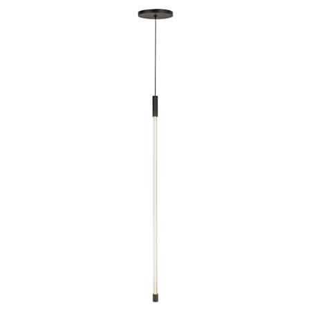 Kuzco Lighting Motif 1" Wide LED Mini Pendant Black