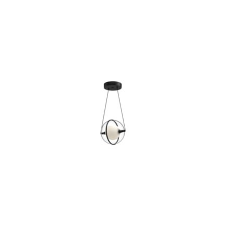 Kuzco Lighting Aries 8" Wide LED Suspension Mini Pendant Black