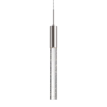 Kuzco Lighting Pendula 20-5/8" Tall LED Crystal Mini Pendant Brushed Nickel