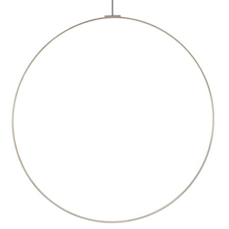 Kuzco Lighting Cirque 60" Wide LED Pendant Brushed Nickel