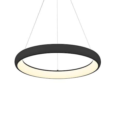 Kuzco Lighting Cortana 24" Wide LED Drum Chandelier Black