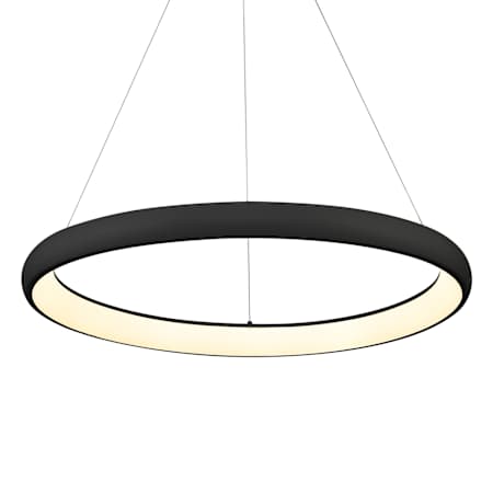 Kuzco Lighting Cortana 32" Wide LED Drum Chandelier Black