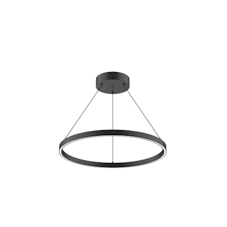 Kuzco Lighting Cerchio 24" Wide LED Suspension Pendant Black