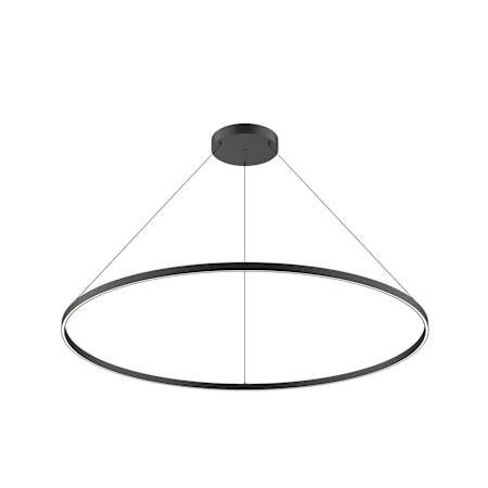 Kuzco Lighting Cerchio 59" Wide LED Suspension Pendant Black
