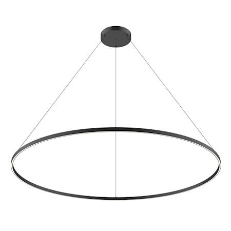 Kuzco Lighting Cerchio 71" Wide LED Suspension Pendant Black