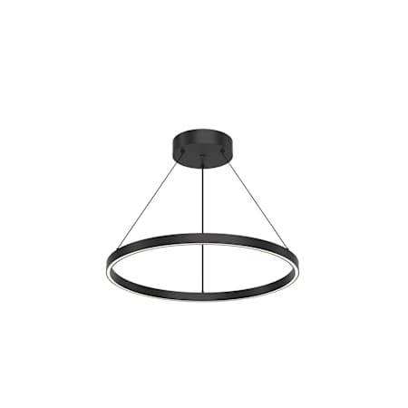 Kuzco Lighting Cerchio 24" Wide LED Suspension Pendant Black