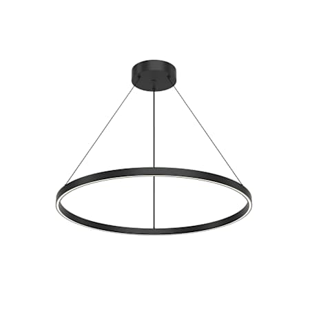 Kuzco Lighting Cerchio 32" Wide LED Suspension Pendant Black