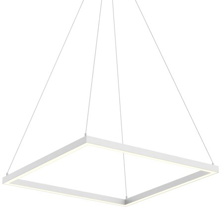 Kuzco Lighting Piazza 24" Wide LED Square Chandelier White