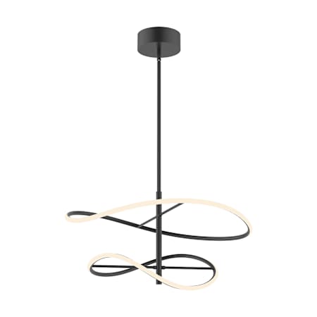 Kuzco Lighting Collide 25" Wide LED Multi Light Pendant Black