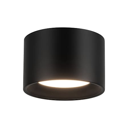 Kuzco Lighting Uma 6" Wide LED Flush Mount Drum Ceiling Fixture Black