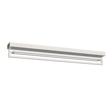 Kuzco Lighting Mondrian 40" Wide LED Semi-flush Ceiling Fixture Brushed Nickel