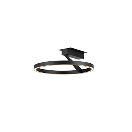 Kuzco Lighting Roda 16" Wide LED Semi-flush Ceiling Fixture Black