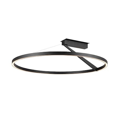 Kuzco Lighting Roda 32" Wide LED Semi-flush Ceiling Fixture Black