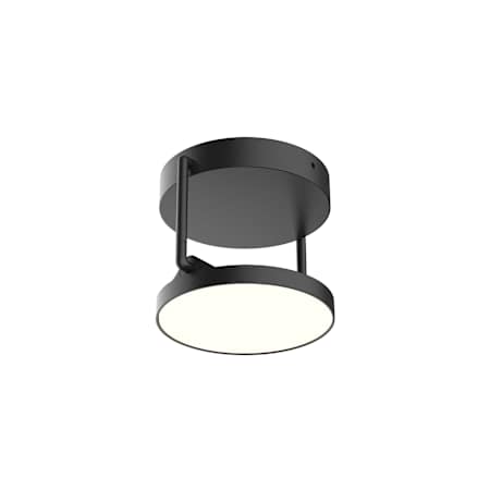 Kuzco Lighting Novel 6" Wide LED Semi-flush Ceiling Fixture Black