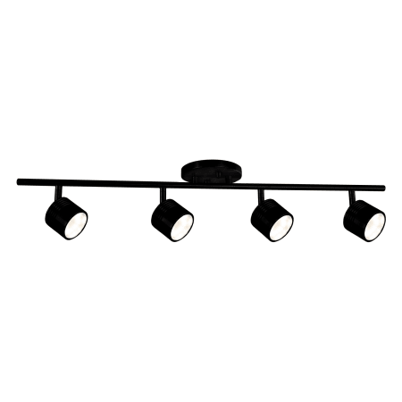 Kuzco Lighting Lyra 4 Light 5" Wide LED Fixed Rail Ceiling Fixture Black