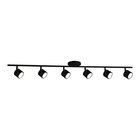 Kuzco Lighting Lyra 6 Light 5" Wide LED Fixed Rail Ceiling Fixture Black